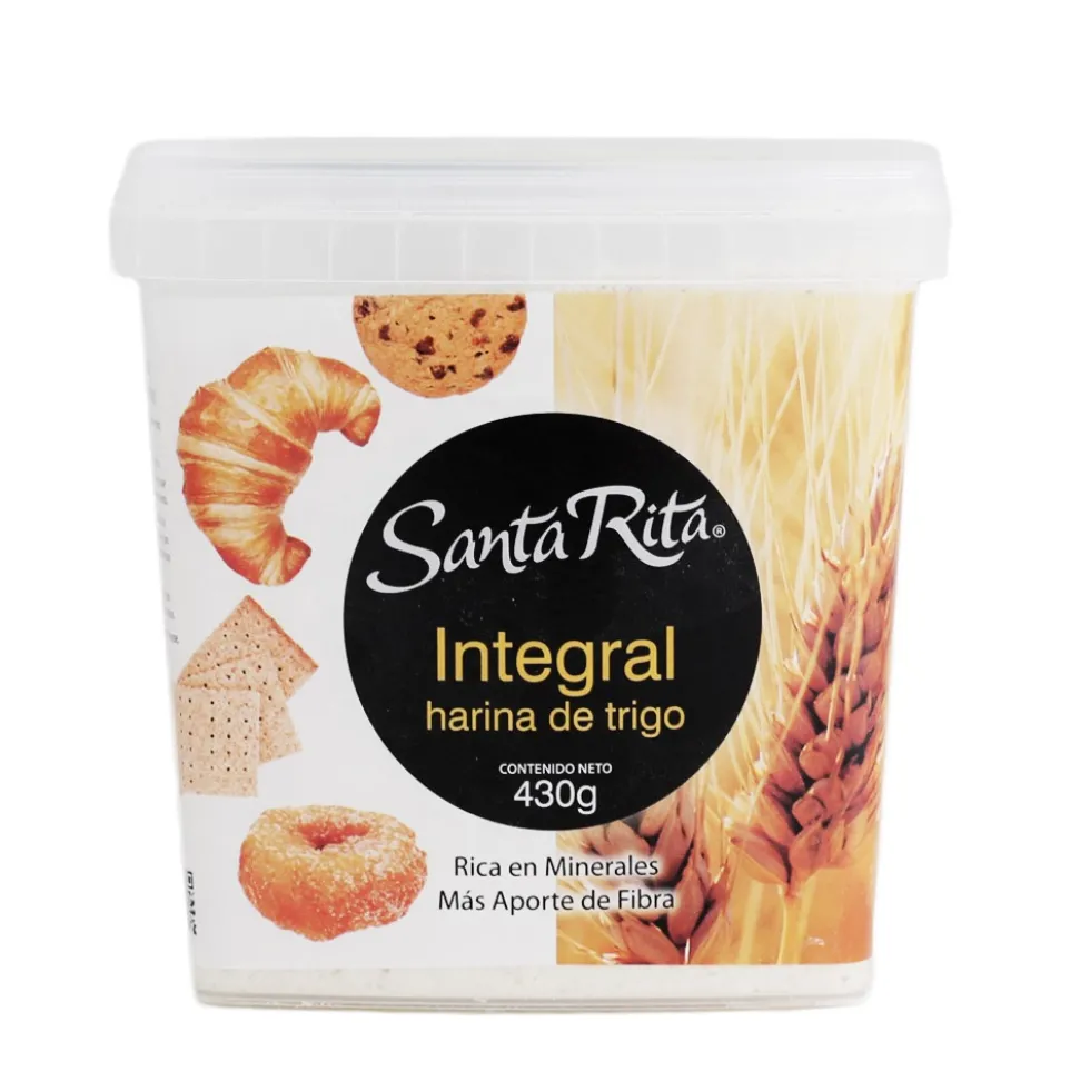 Harina de Trigo Integral 430 gr - Santa Rita