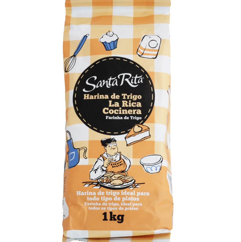 Harina de Trigo La Rica Cocinera 1 Kg - Santa Rita