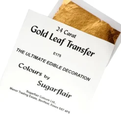 Hoja de Oro Comestible 8 cm