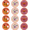 Juego 12 Impresiones Papel Comestible Dulce Halloween A 6 cm