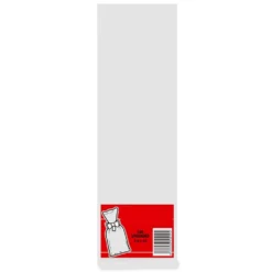 Juego de 100 Bolsas Transparentes 7,5 cm x 25 cm