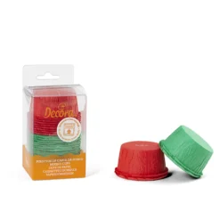 Juego de 25 Cápsulas Verdes y Rojas