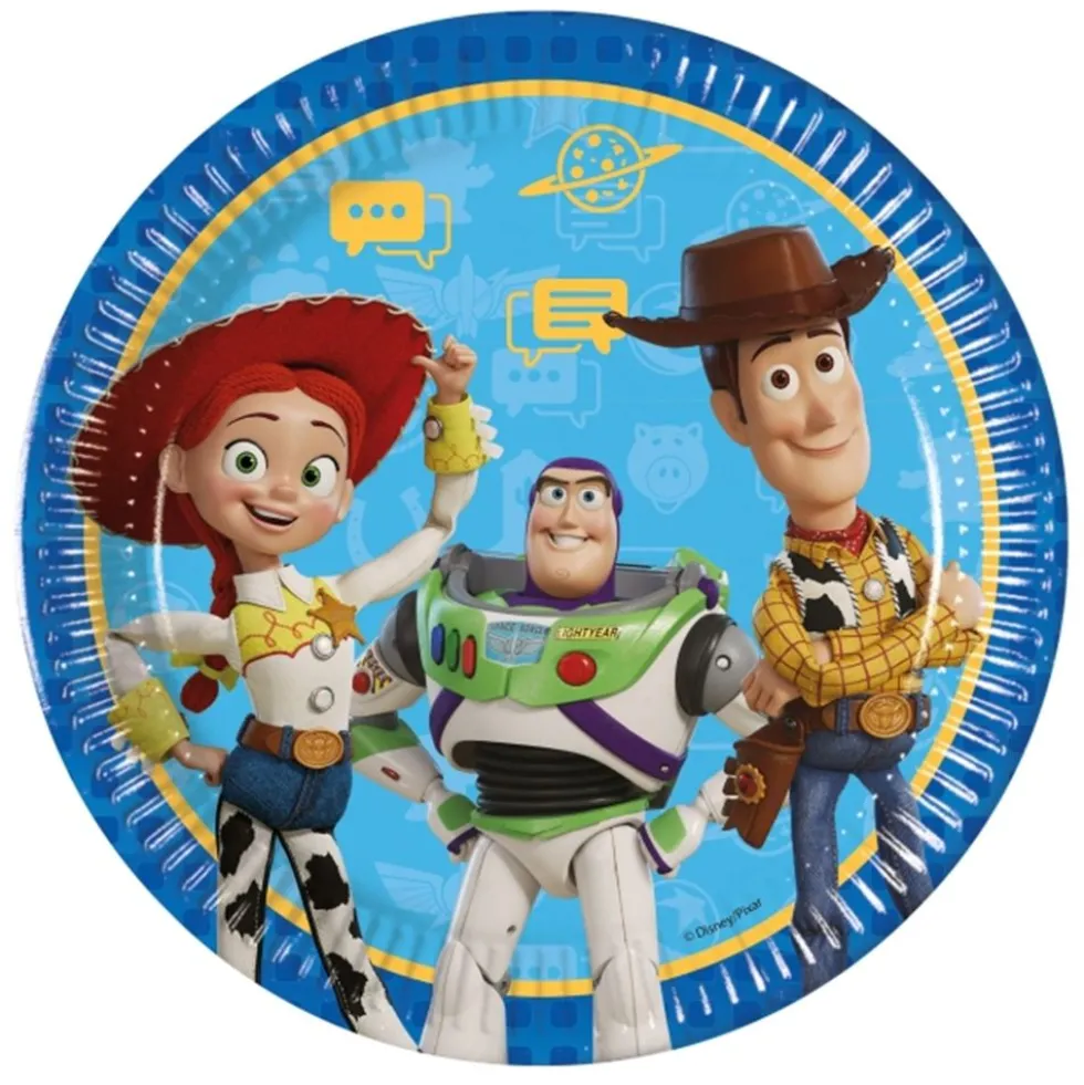 Juego de 8 platos Toy Story Disney 23 cm