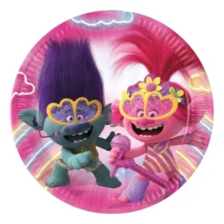 Juego de 8 Platos Trolls