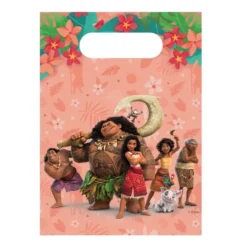 Juego de 4 Bolsas de Papel para chuches Vaiana