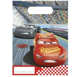 Juego de 6 Bolsas para chuches Cars 3