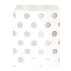 Juego de 8 Bolsas para Chuches Lunares Plata