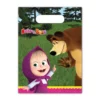 Juego de 6 bolsas para chuches Masha y el Oso