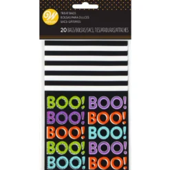 Juego de 20 Bolsas para Dulces Boo Halloween