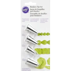 Juego de 4 Boquillas para Bordes Wilton