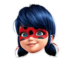 Juego de 6 caretas Ladybug