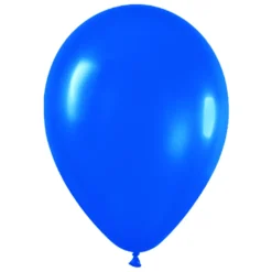 Juego de 10 Globos Azul Mate