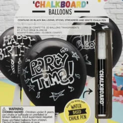 Juego de 20 Globos Pizarra