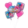 Juego de 5 Globos Shimmer y Shine