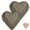 Juego de 2 Mini Moldes Corazón 8 cm - Städter