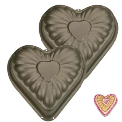 Juego de 2 Mini Moldes Corazón 8 cm - Städter