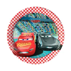 Juego de 8 Platos Cars 19 cm