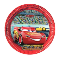Juego de 8 Platos Cars 3 de 22 cm