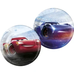 Juego de 8 Platos Cars Legend 23 cm