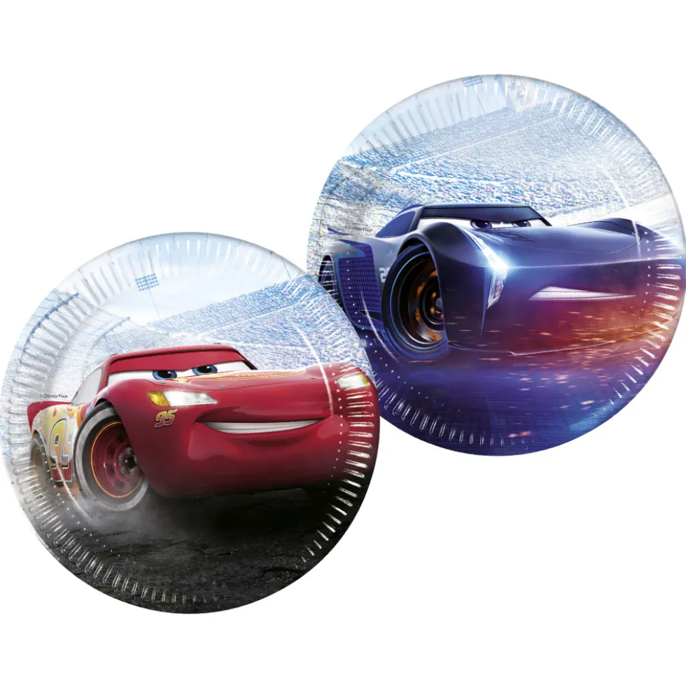 Juego de 8 Platos Cars Legend 23 cm