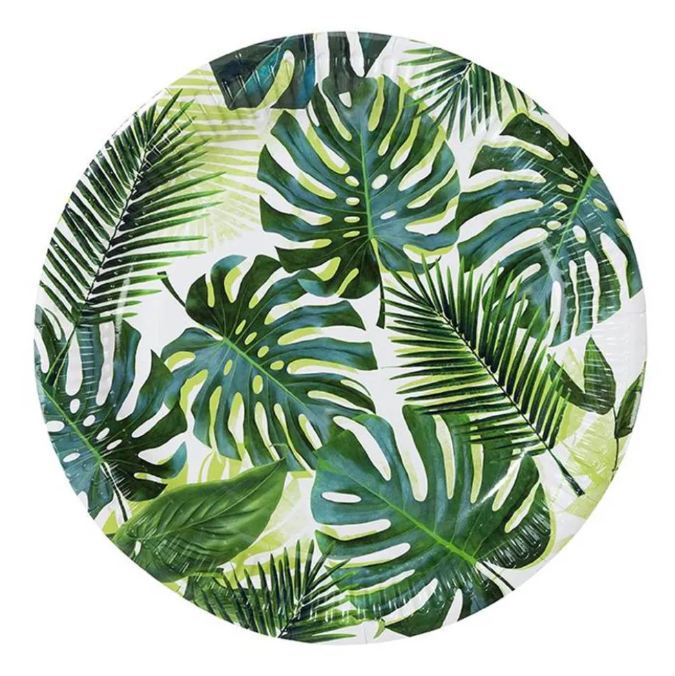 Juego de 8 Platos Fiesta Tropical