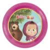Juego de 8 Platos Masha y el Oso 22,5 cm
