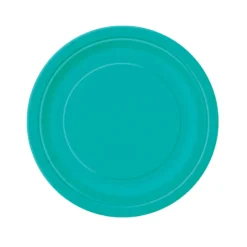Juego de 8 Platos Turquesas 17 cm