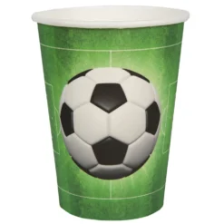 Juego de 10 Vasos Campo de Fútbol