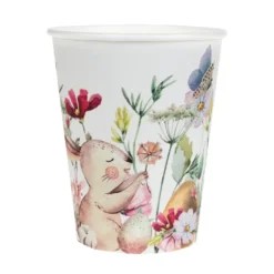 Juego de 10 Vasos Conejo de Pascua