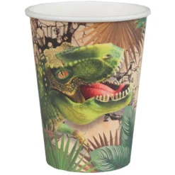 Juego de 10 Vasos Dinosaurios Attack