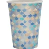 Juego de 10 Vasos Escamas Iridiscentes
