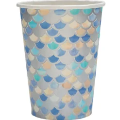 Juego de 10 Vasos Escamas Iridiscentes