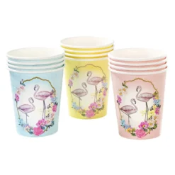 Juego de 12 Vasos Flamingo