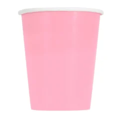 Juego de 8 Vasos Rosa Pastel