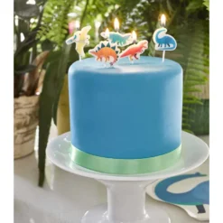 Juego de 5 Velas Dinosaurios