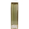 Juego de 16 Velas Largas Doradas