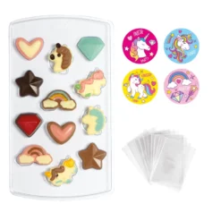 Kit Molde para Chocolate Unicornio