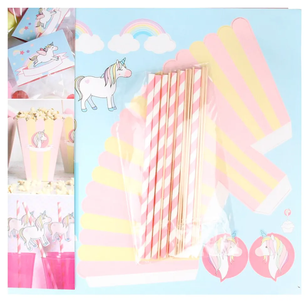 Kit para Mesas Dulces Unicornio