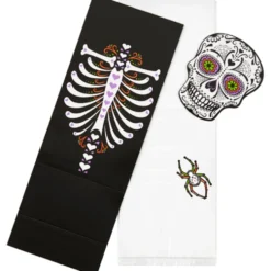Kit de 6 bolsas para dulces calavera mortífera
