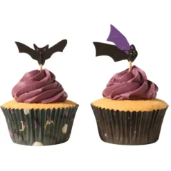 Kit para Decoración de Cupcakes Vampiro 48 ud