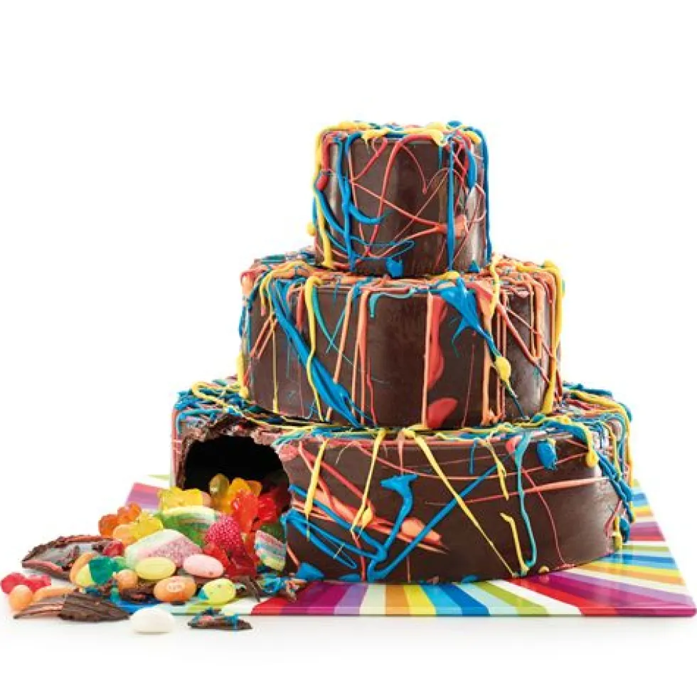 Kit Pastel Sorpresa de 3 pisos Escribá y Lékué