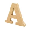Letra de madera A 12cm