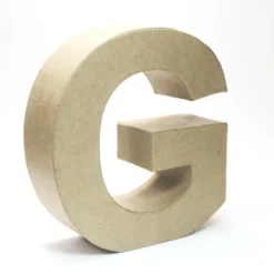 Letra G de Cartón 17cm