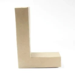 Letra L de Cartón 17cm