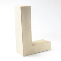 Letra L de Cartón 17cm