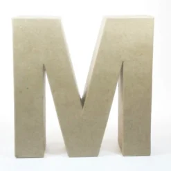 Letra M de Cartón 17cm