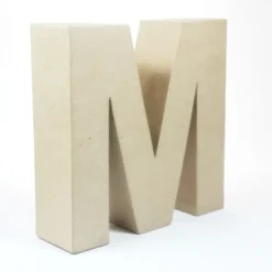 Letra M de Cartón 17cm