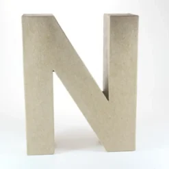 Letra N de Cartón 17cm