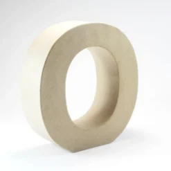 Letra O de Cartón 17cm