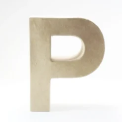 Letra P de Cartón 17cm